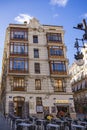 The lower floor of this beautiful building dating from 1908 along Placa dels Furs has a restaurant with a pleasant terrace, Valenc