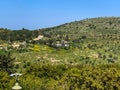 Lower Galilee panorama Royalty Free Stock Photo