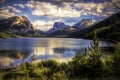 Lower Green River Lake with Square Top Mountain 2 Royalty Free Stock Photo