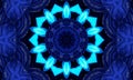 Lower gzhel deco round mandala design decorative elements indigo, blue line and white area for coloring. shadow around of mandala