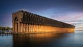 Lower Harbor Ore Dock at sunset Royalty Free Stock Photo