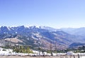 The Lower Himalayan Range of Patnitop Royalty Free Stock Photo