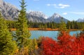 Lower Kananaskis lake in Alberta Canada Royalty Free Stock Photo