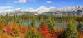 Lower Kananaskis lake landscape in Alberta Canada Royalty Free Stock Photo