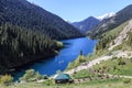 Lower Kolsai lake in the Tien Shan mountains