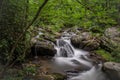The lower level of Anna Ruby Falls Royalty Free Stock Photo