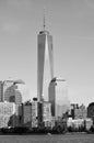 Lower mahattan and One World Trade Center Royalty Free Stock Photo