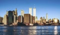 Lower mahattan and World Trade Center Royalty Free Stock Photo