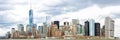 Lower Manhattan Panorama NYC Royalty Free Stock Photo