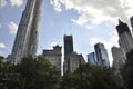 Lower Manhattan Skyline from New York City in United States Royalty Free Stock Photo