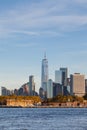 The Lower Manhattan Skyline in New York City Royalty Free Stock Photo