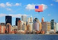 Lower Manhattan Skyline, NYC Royalty Free Stock Photo