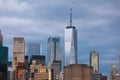 Lower Manhattan skyline, NYC Royalty Free Stock Photo