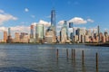 Lower Manhattan Skyline, USA Royalty Free Stock Photo