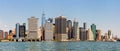 Lower Manhattan Skyline, USA Royalty Free Stock Photo