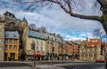 Lower Old Town Basse-Ville and Frontenac Castle - Quebec City, Quebec, Canada Royalty Free Stock Photo