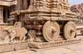 Lower part of Chariot at Vijaya Vitthala Temple, Hampi, Karnataka, India