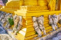 Elephants on stupa of Nget Pyaw Taw Paya, Pindaya, Myanmar