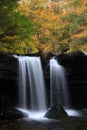 Lower potter falls in Obed national scenic river in Eastern Tennessee Royalty Free Stock Photo