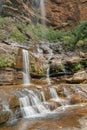 lower section of wentworth falls in the blue mountains of nsw