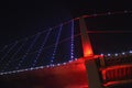 Istanbul, Yavuz Sultan Selim Bridge at Night