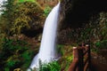 Lower South Falls at Silver Falls State Park Royalty Free Stock Photo