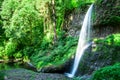 Lower South Falls in the Silver Falls State Park, Oregon Royalty Free Stock Photo