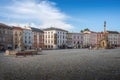 Lower Square with Jupiter Fountain and Marian Plague Column - Olomouc, Czech Republic