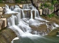 Lower Taughannock Falls in rural New York Royalty Free Stock Photo