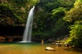 Lower Tavoro Waterfalls in Bouma National Heritage Park, Taveuni Island, Fiji