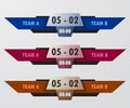 Lower third Scoreboard Team A Vs Team B Broadcast Graphic Template For Sport, Soccer, And Football