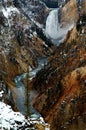 Lower Yellowstone Water Fall Gorge Canyon