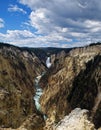 Lower Yellowstone Waterfall Royalty Free Stock Photo