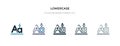 Lowercase icon in different style vector illustration. two colored and black lowercase vector icons designed in filled, outline,