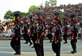 pakistani soldiers at border closing ceremony between Pakistan and India, Wagha border