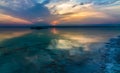 Jordan Dead Sea Salt Tourist Location Royalty Free Stock Photo