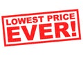 LOWEST PRICE EVER! Royalty Free Stock Photo