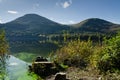 Loweswater algal bloom Royalty Free Stock Photo