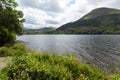 Loweswater Lake District Cumbria England UK and mountain view