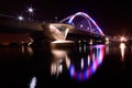 Lowry Avenue Bridge in Minneapolis Royalty Free Stock Photo