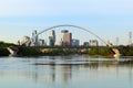 Lowry Avenue Bridge in Minneapolis Royalty Free Stock Photo