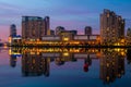 Lowry salford quays reflection