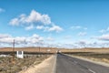 Landscape on road R63 between Victoria West and Loxton Royalty Free Stock Photo