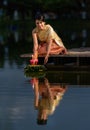 Loy Krathong Traditional Festival Royalty Free Stock Photo