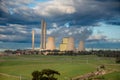 The Loy Yang Power Station exterior view. A brown coal- fired thermal power station located on the outskirts of the city of Royalty Free Stock Photo