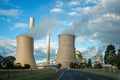 The Loy Yang Power Station exterior view. A brown coal- fired thermal power station located on the outskirts of the city of Royalty Free Stock Photo