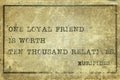 Loyal friend print