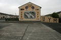 Loyalist mural commemorating the closing of HM Prison Maze in 2000