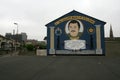 Loyalist murals on Hopewell Crescent of William Bucky McCullough. Royalty Free Stock Photo