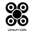 Loyalty icon vector isolated on white background, logo concept o